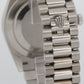 Rolex Day-Date President 40mm 950 Platinum GLACIER BLUE MOTIF Smooth 228206 BOX