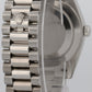 Rolex Day-Date President 40mm 950 Platinum GLACIER BLUE MOTIF Smooth 228206 BOX