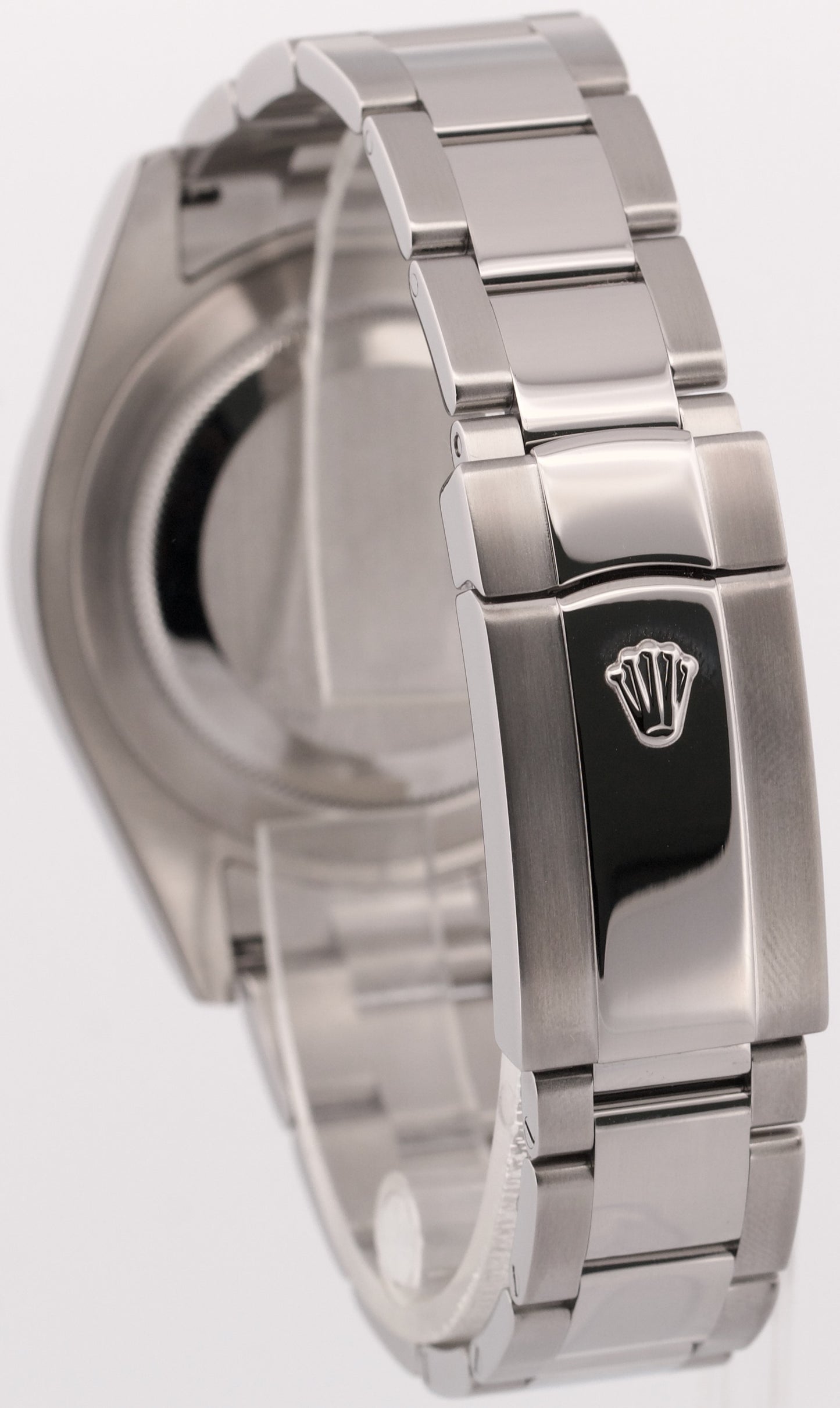 Rolex DateJust II SILVER DIAMOND Stainless Steel 41mm 116334 18K Fluted OYSTER