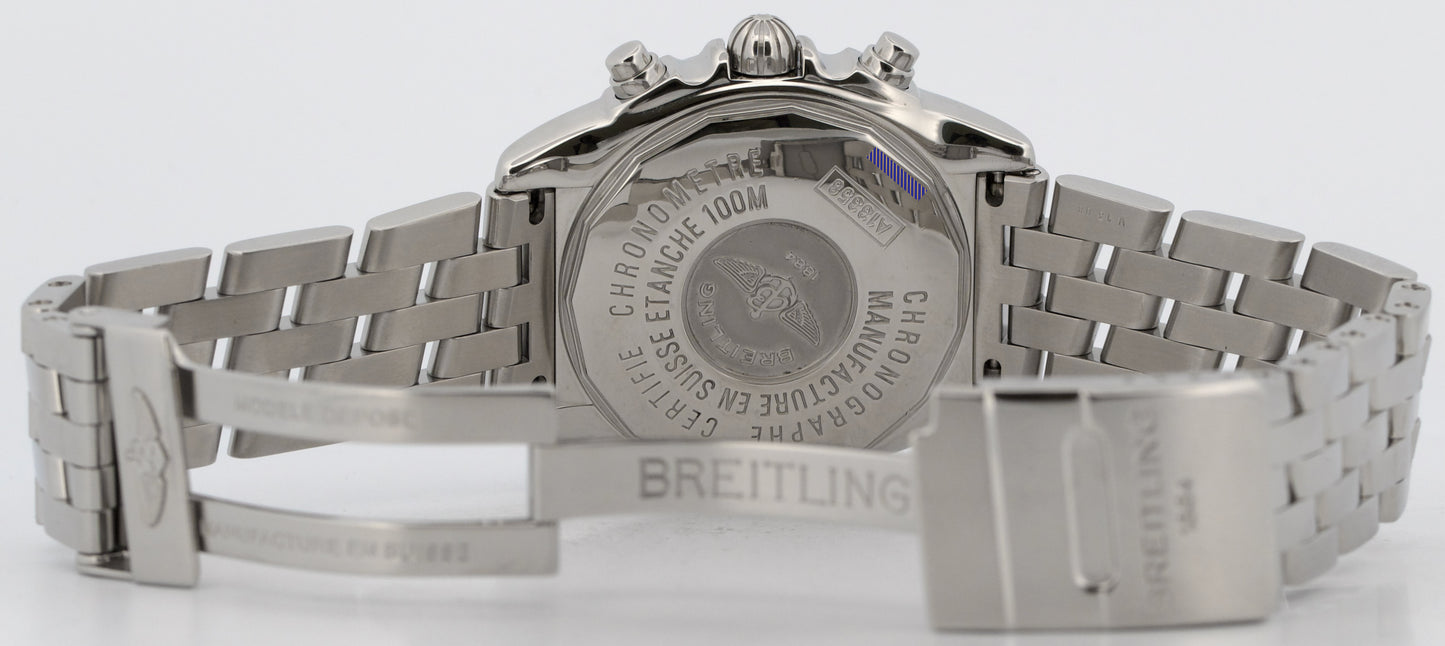 Breitling Cockpit Chronograph MOTHER OF PEARL Roman 39mm Stainless Steel A13358