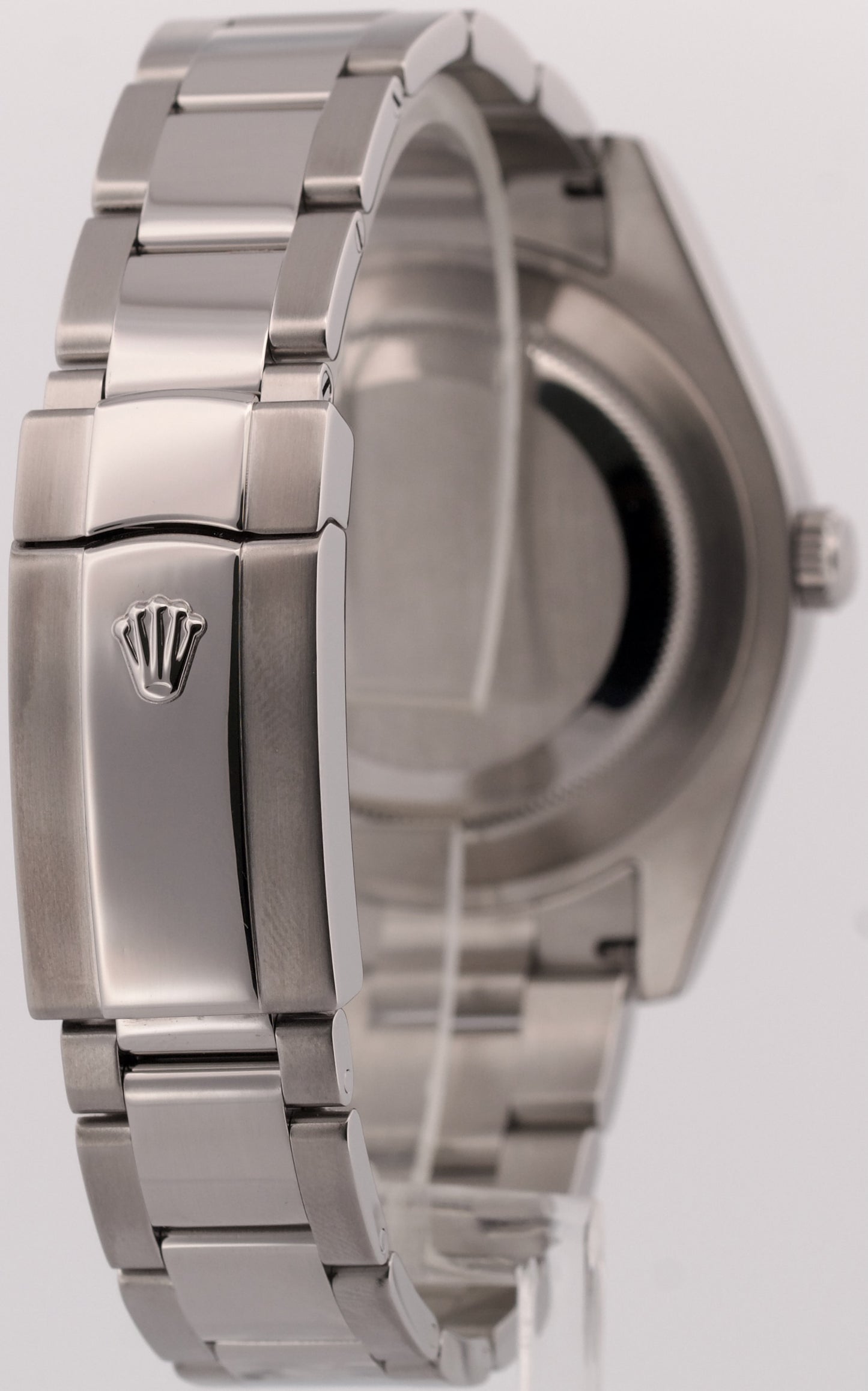 Rolex DateJust II SILVER DIAMOND Stainless Steel 41mm 116334 18K Fluted OYSTER