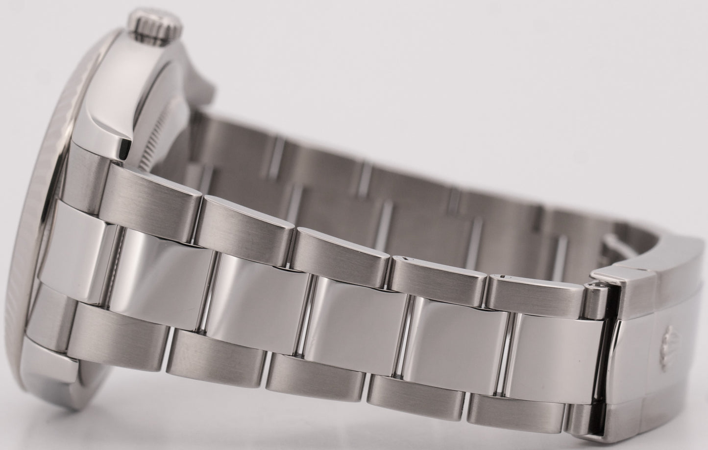 Rolex DateJust II SILVER DIAMOND Stainless Steel 41mm 116334 18K Fluted OYSTER
