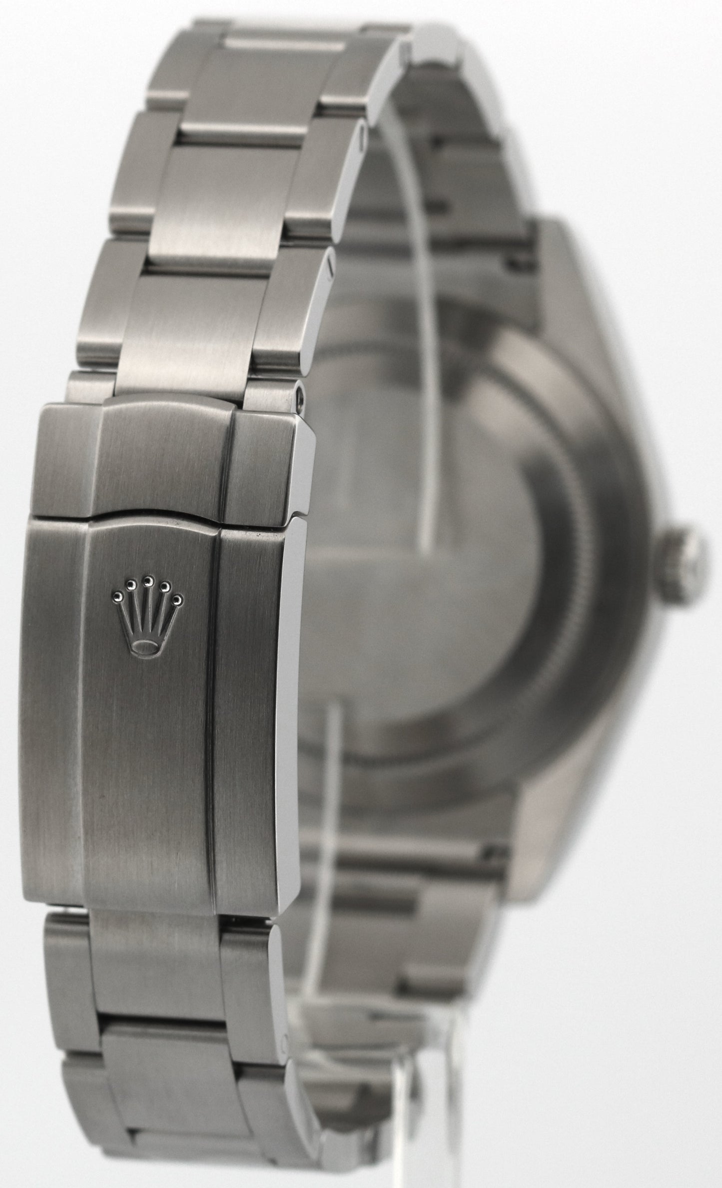 PAPERS Rolex Oyster Perpetual 39mm WHITE Stainless Steel Oyster 114300 Watch BOX