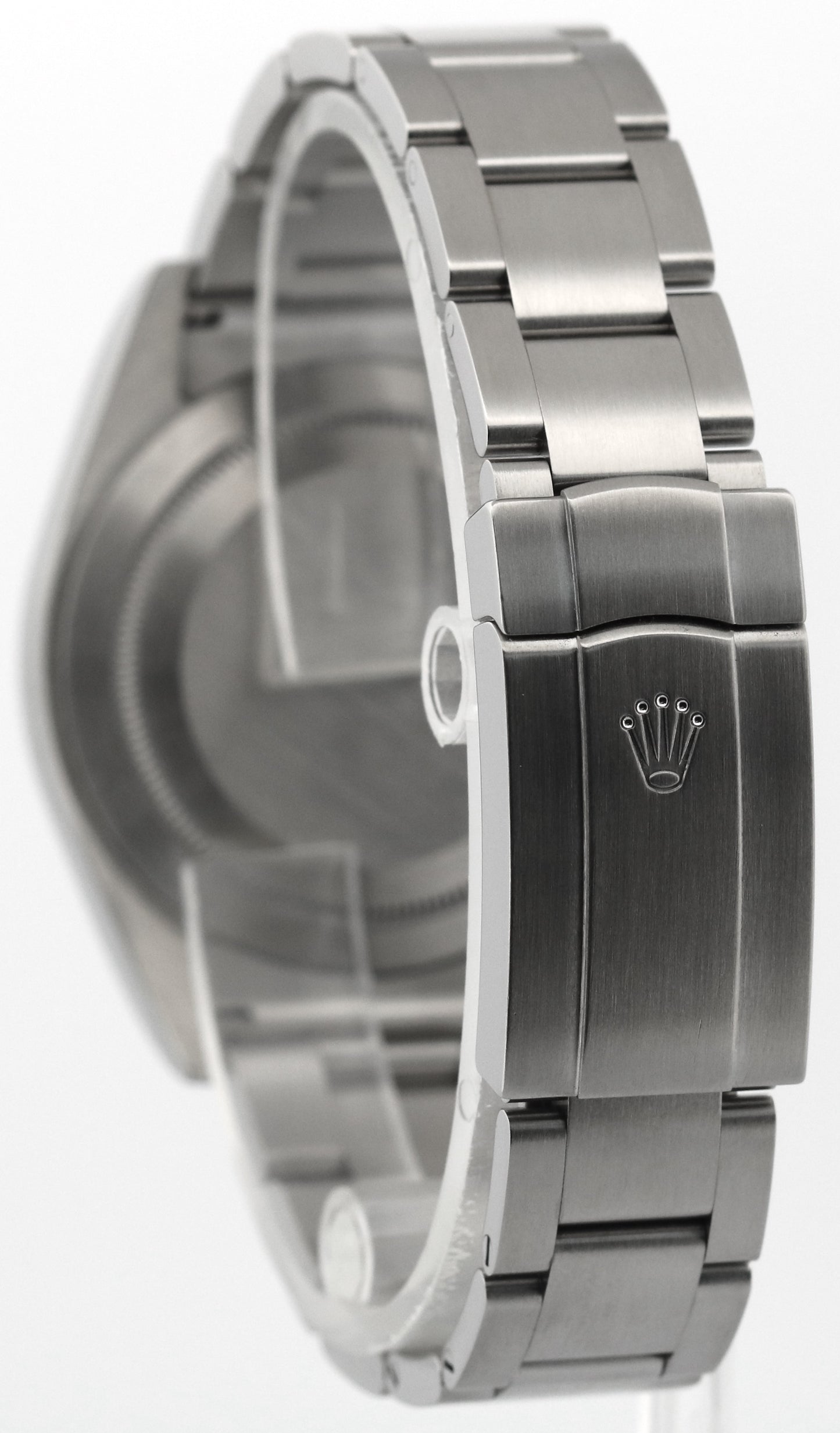 PAPERS Rolex Oyster Perpetual 39mm WHITE Stainless Steel Oyster 114300 Watch BOX