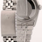 Rolex DateJust SILVER LINEN 36mm Stainless Steel 18K White Gold JUBILEE 16234