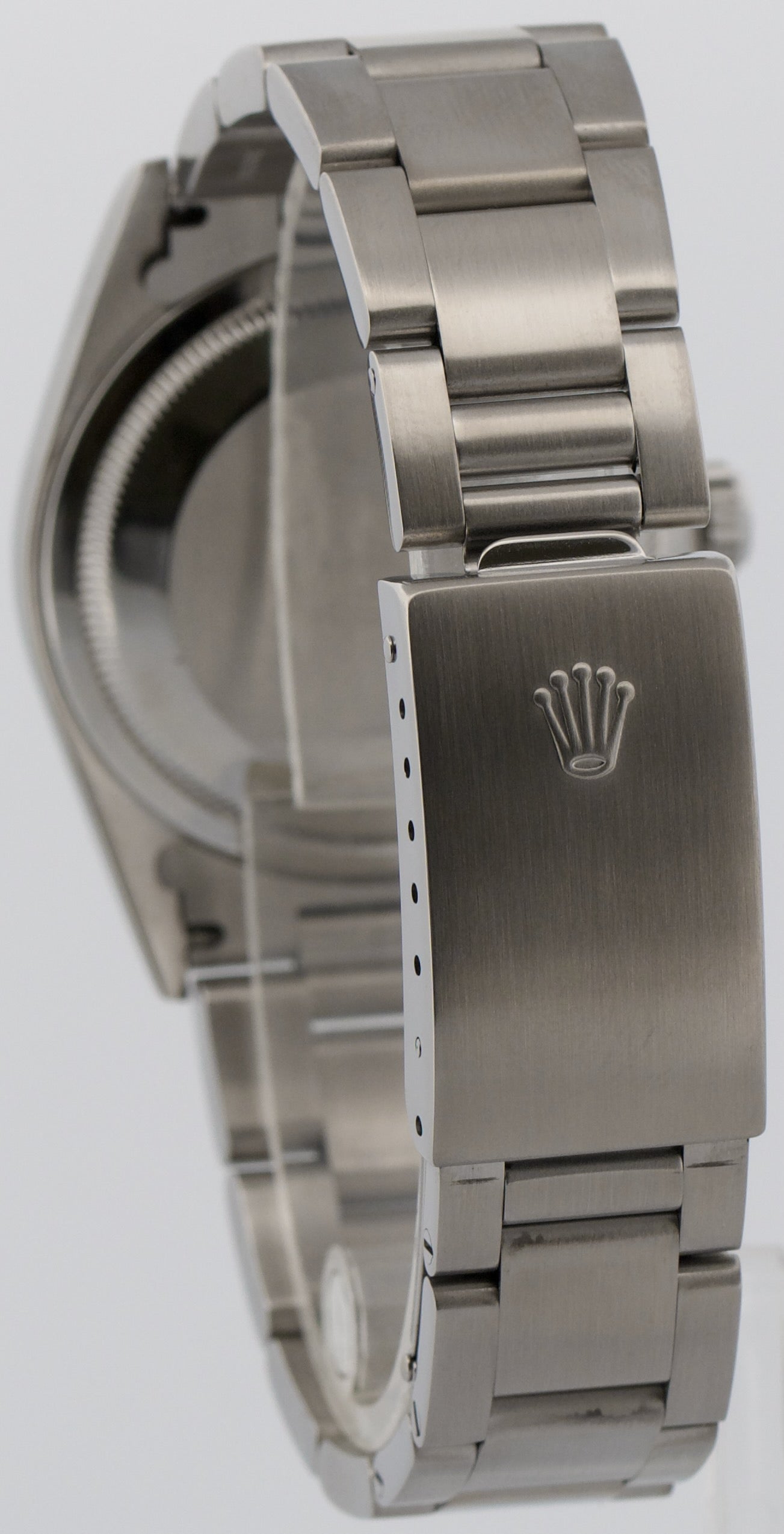 Rolex DateJust 36mm BLUE ROMAN Smooth Stainless Steel OYSTER Watch 16200