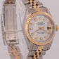 VINTAGE 1984 Ladies Rolex DateJust 26mm MOP DIAMOND 18K Gold Steel JUBILEE 69173