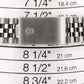 Rolex DateJust SILVER LINEN 36mm Stainless Steel 18K White Gold JUBILEE 16234
