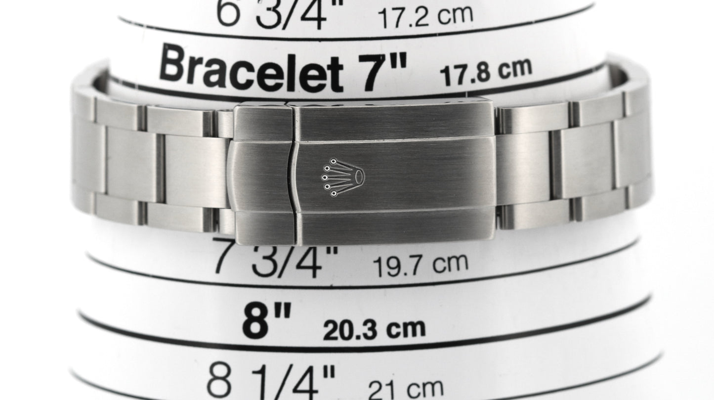 PAPERS Rolex Oyster Perpetual 39mm WHITE Stainless Steel Oyster 114300 Watch BOX