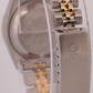 VINTAGE 1984 Ladies Rolex DateJust 26mm MOP DIAMOND 18K Gold Steel JUBILEE 69173