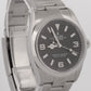 2025 PAPERS Rolex Explorer I BLACK 36mm Stainless Steel 3-6-9 Watch 124270 BOX