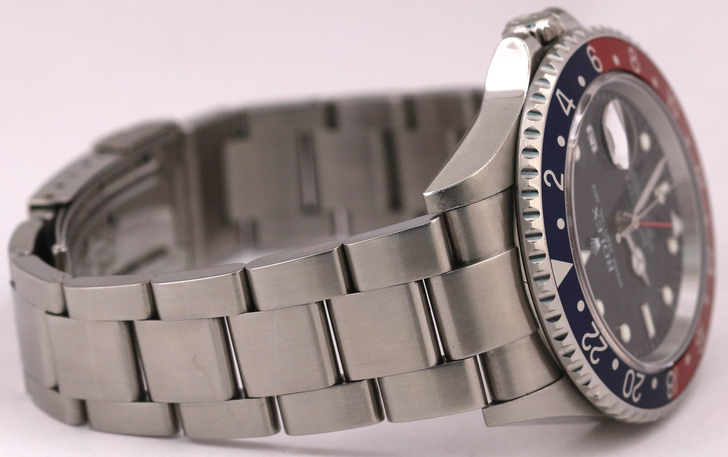 2024 RSC Rolex GMT-Master II PEPSI Red Blue RECTANGLE DIAL 40mm 16710 Watch BOX