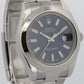 Rolex DateJust II 41mm BLUE Stainless Steel Smooth Oyster Date Watch 116300
