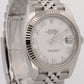 2021 PAPERS Rolex DateJust 41 WHITE ROMAN 18K Gold Steel JUBILEE 41mm 126334 BOX