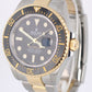 RSC Rolex Sea-Dweller Two-Tone 18k Gold Steel Black 43mm 126603 Watch BOX