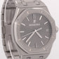 2021 PAPERS Audemars Piguet Royal Oak Gray RHODIUM Stainless 41mm 15500ST BOX
