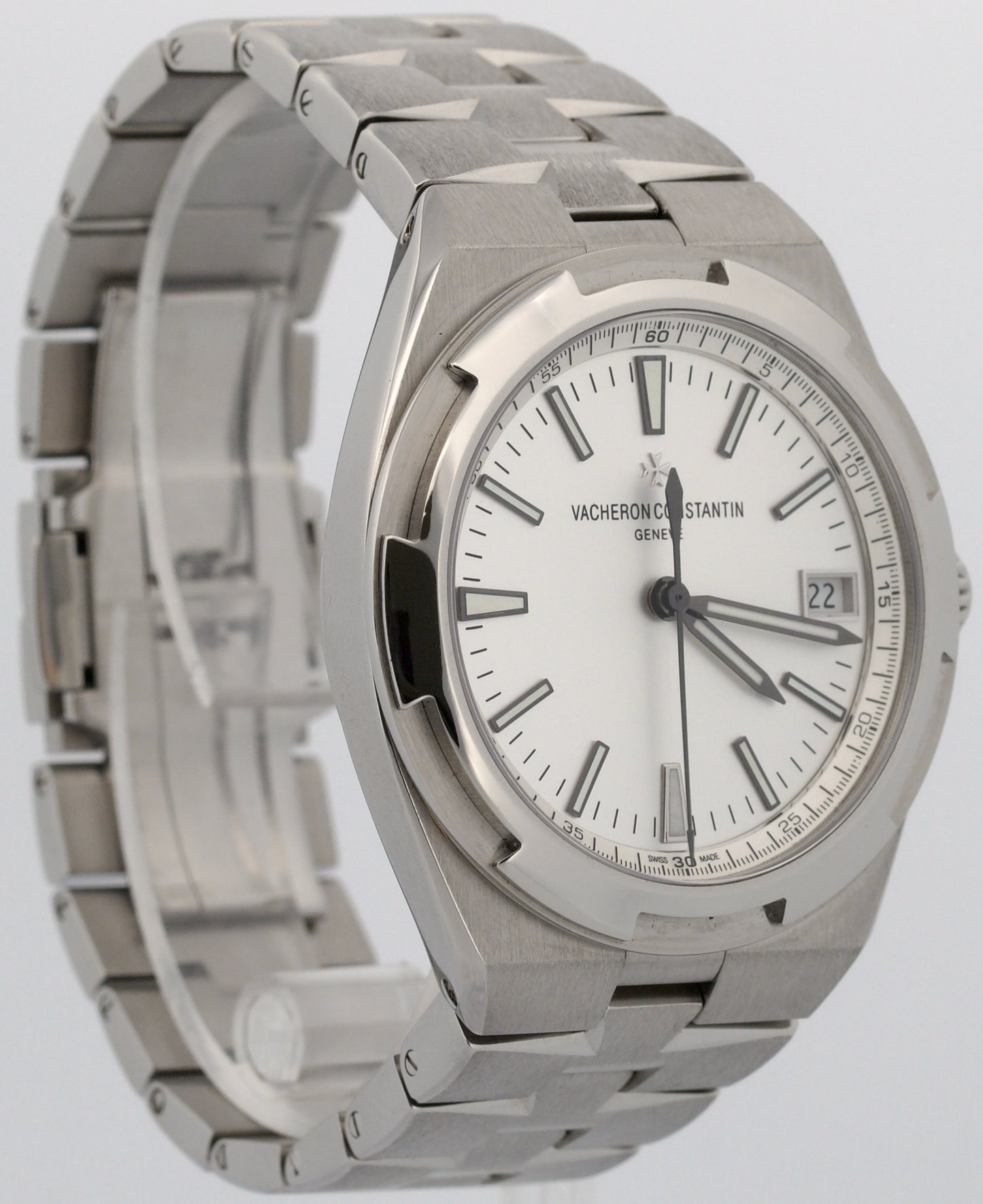2021 PAPERS Vacheron Constantin Overseas SILVER 41mm Stainless Steel 4500V BOX