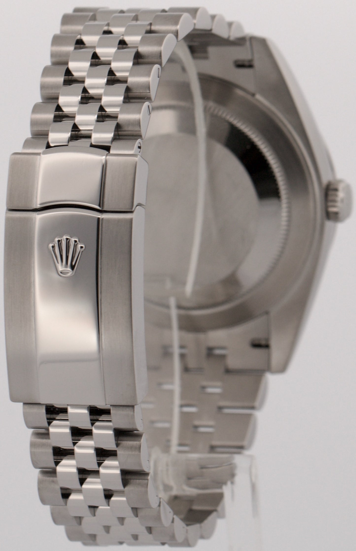 2021 PAPERS Rolex DateJust 41 WHITE ROMAN 18K Gold Steel JUBILEE 41mm 126334 BOX