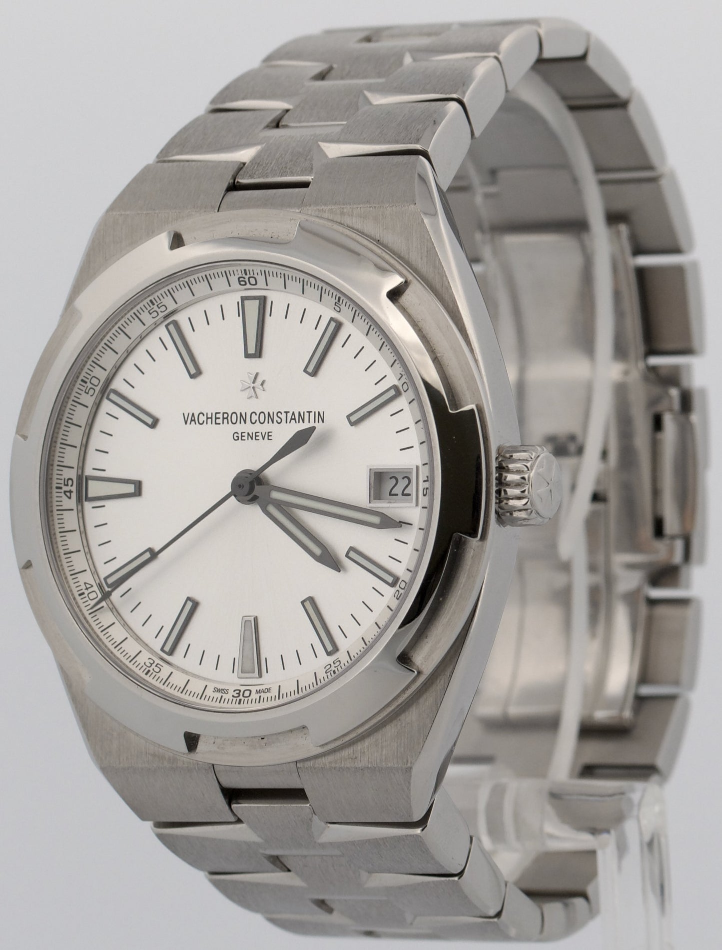 2021 PAPERS Vacheron Constantin Overseas SILVER 41mm Stainless Steel 4500V BOX