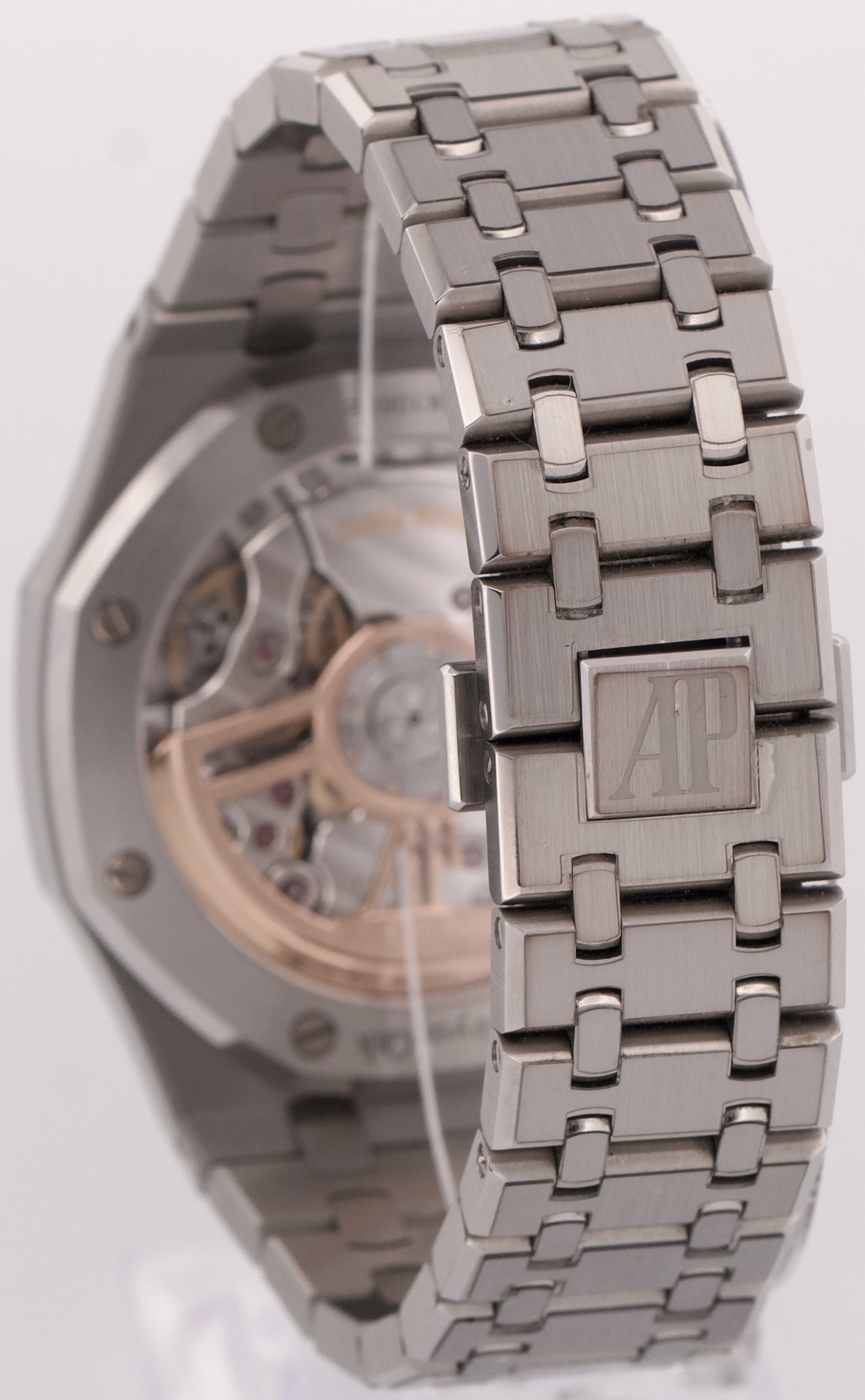 2021 PAPERS Audemars Piguet Royal Oak Gray RHODIUM Stainless 41mm 15500ST BOX