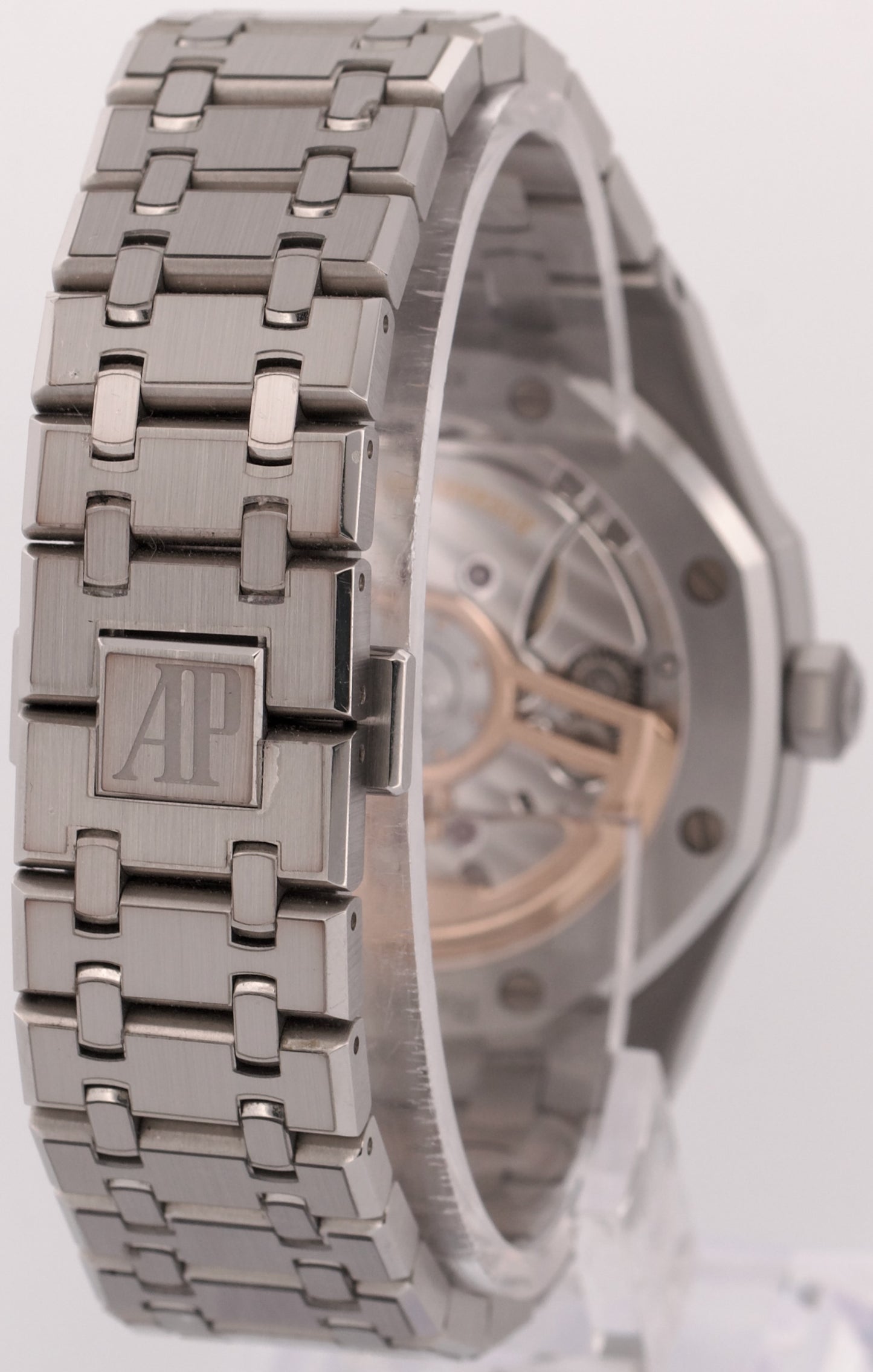 2021 PAPERS Audemars Piguet Royal Oak Gray RHODIUM Stainless 41mm 15500ST BOX