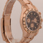 NOS 2011 PAPERS Rolex Daytona Cosmograph BLACK 40mm 18K Rose Gold 116505 BOX