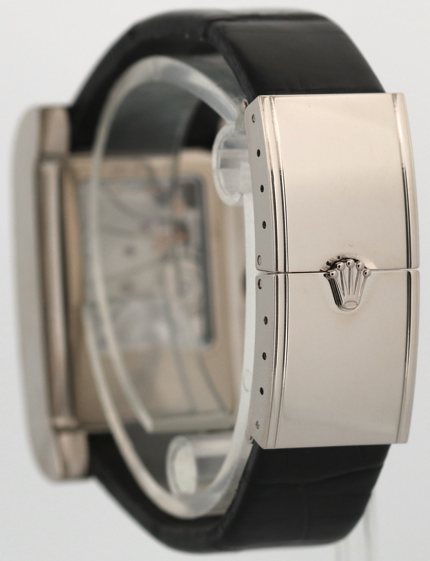 Rolex Cellini Prince 18K White Gold FACTORY PAVE DIAMOND 28mm Manual 5441/9