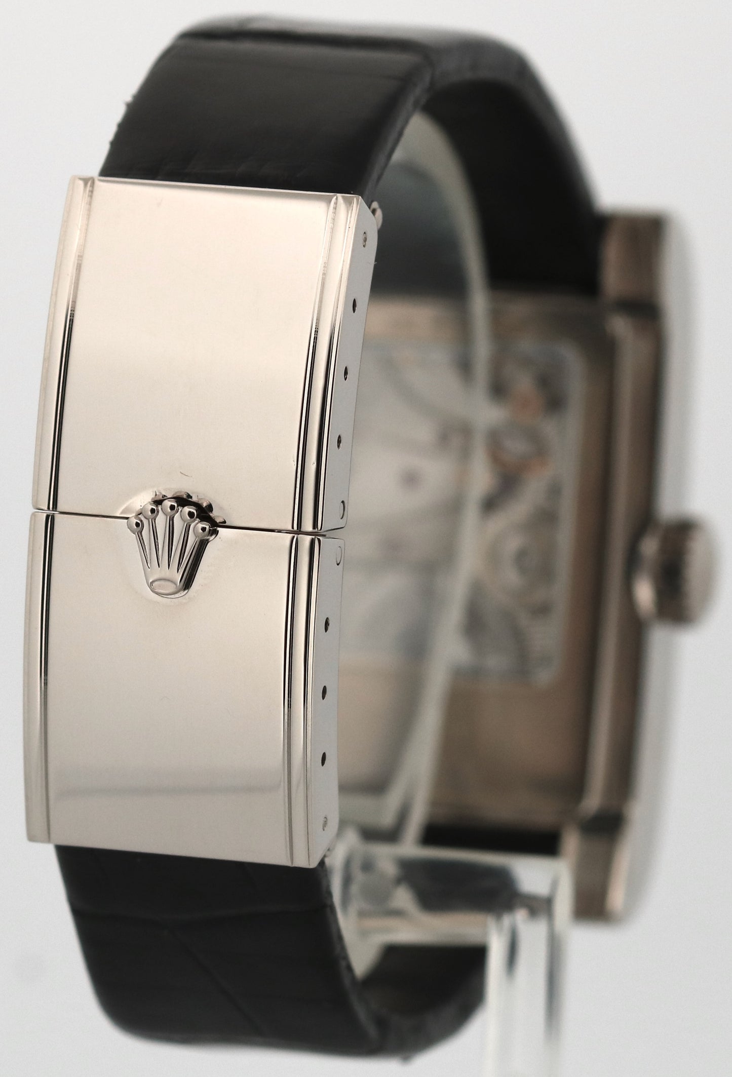 Rolex Cellini Prince 18K White Gold FACTORY PAVE DIAMOND 28mm Manual 5441/9