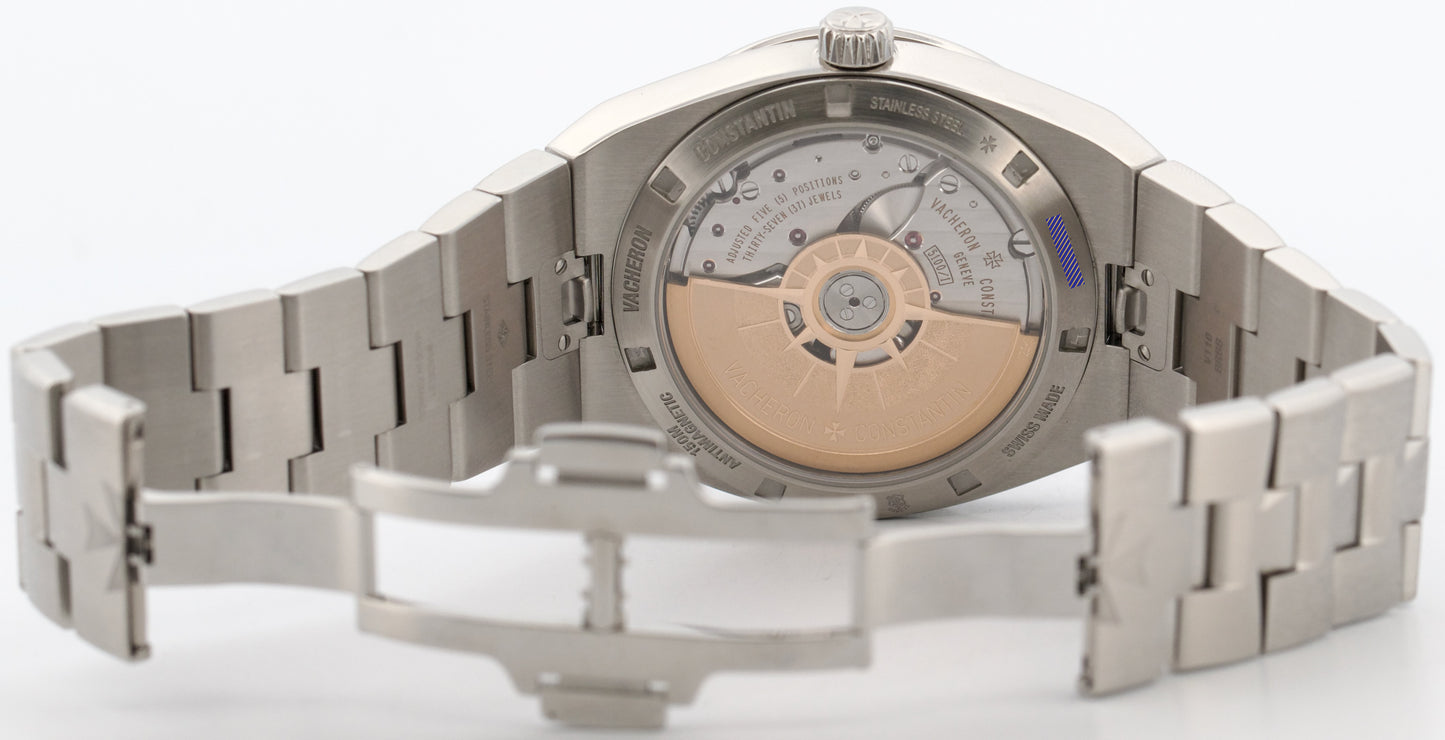 2021 PAPERS Vacheron Constantin Overseas SILVER 41mm Stainless Steel 4500V BOX