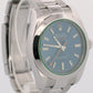 Rolex Milgauss BLUE Green Stainless Steel 40mm RANDOM SERIAL Oyster 116400 GV