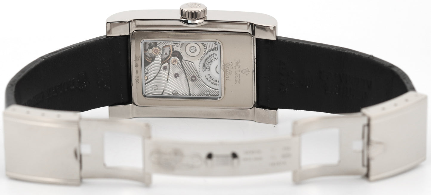 Rolex Cellini Prince 18K White Gold FACTORY PAVE DIAMOND 28mm Manual 5441/9