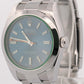 Rolex Milgauss BLUE Green Stainless Steel 40mm RANDOM SERIAL Oyster 116400 GV