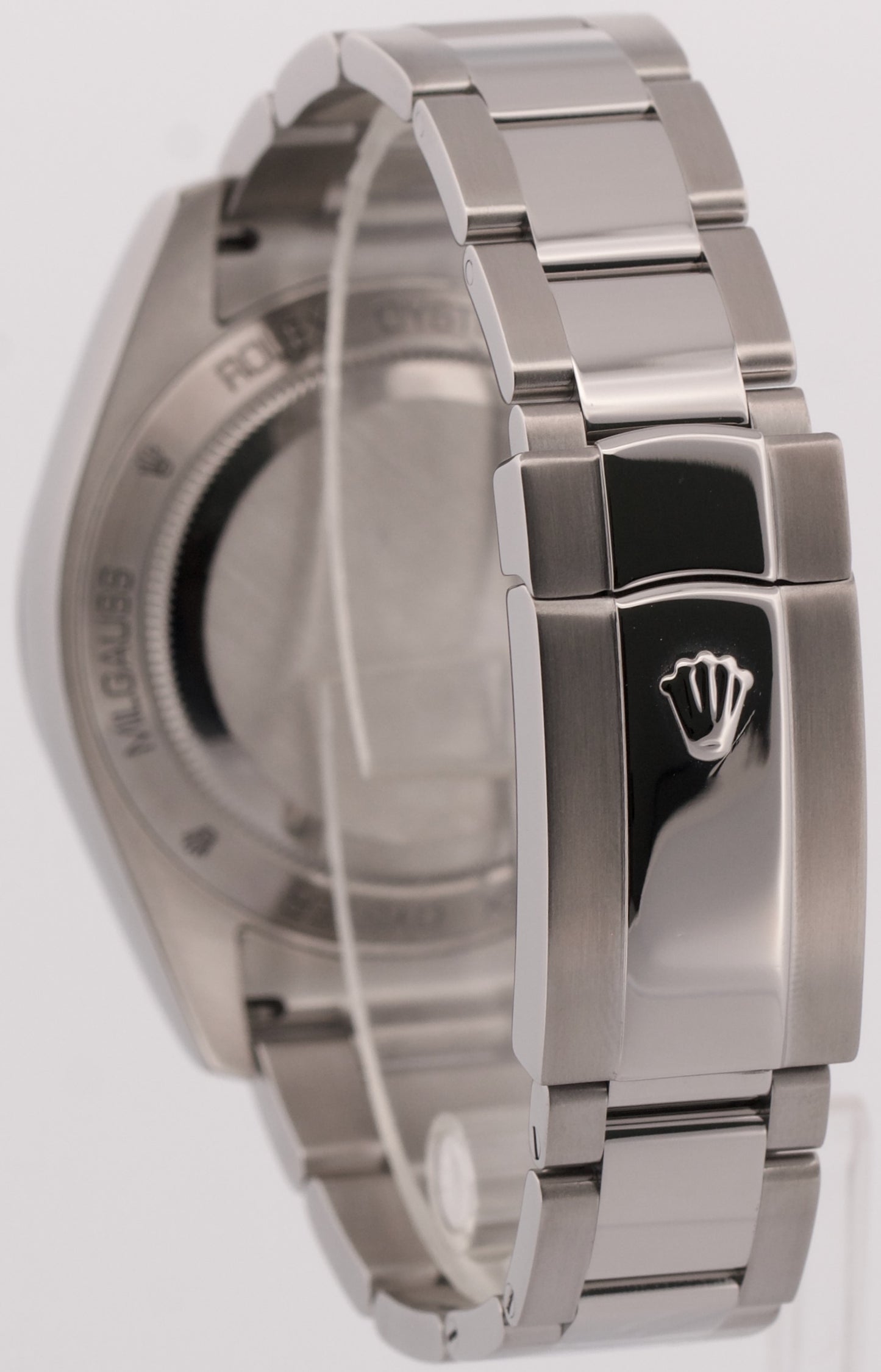 Rolex Milgauss BLUE Green Stainless Steel 40mm RANDOM SERIAL Oyster 116400 GV