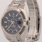 2020 PAPERS Rolex Sky-Dweller BLUE Stainless Steel OYSTER 18K 42mm 326934 BOX