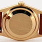 1991 Rolex Day-Date 36mm CHAMPAGNE ARABIC 18K Gold BARK Leather Watch 18248