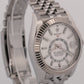2023 PAPERS Rolex Sky-Dweller WHITE Steel 18K White Gold 42mm JUBILEE 326934 BOX