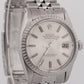 1983 Rolex DateJust 36mm SILVER Stainless Steel Automatic JUBILEE 16030 BOX