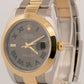 Rolex DateJust 41 WIMBLEDON Rhodium Roman 18k Gold Steel OYSTER 41mm 126303