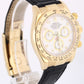 RSC PAPERS Rolex Daytona Cosmograph 18k Gold White Arabic 40mm 116518 Watch BOX