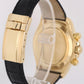 RSC PAPERS Rolex Daytona Cosmograph 18k Gold White Arabic 40mm 116518 Watch BOX