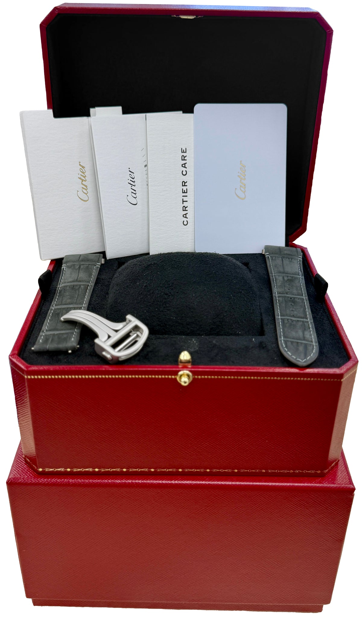 2026 Cartier Santos Large 4683 WSSA0089 39.8mm Titanium White Watch Box Papers