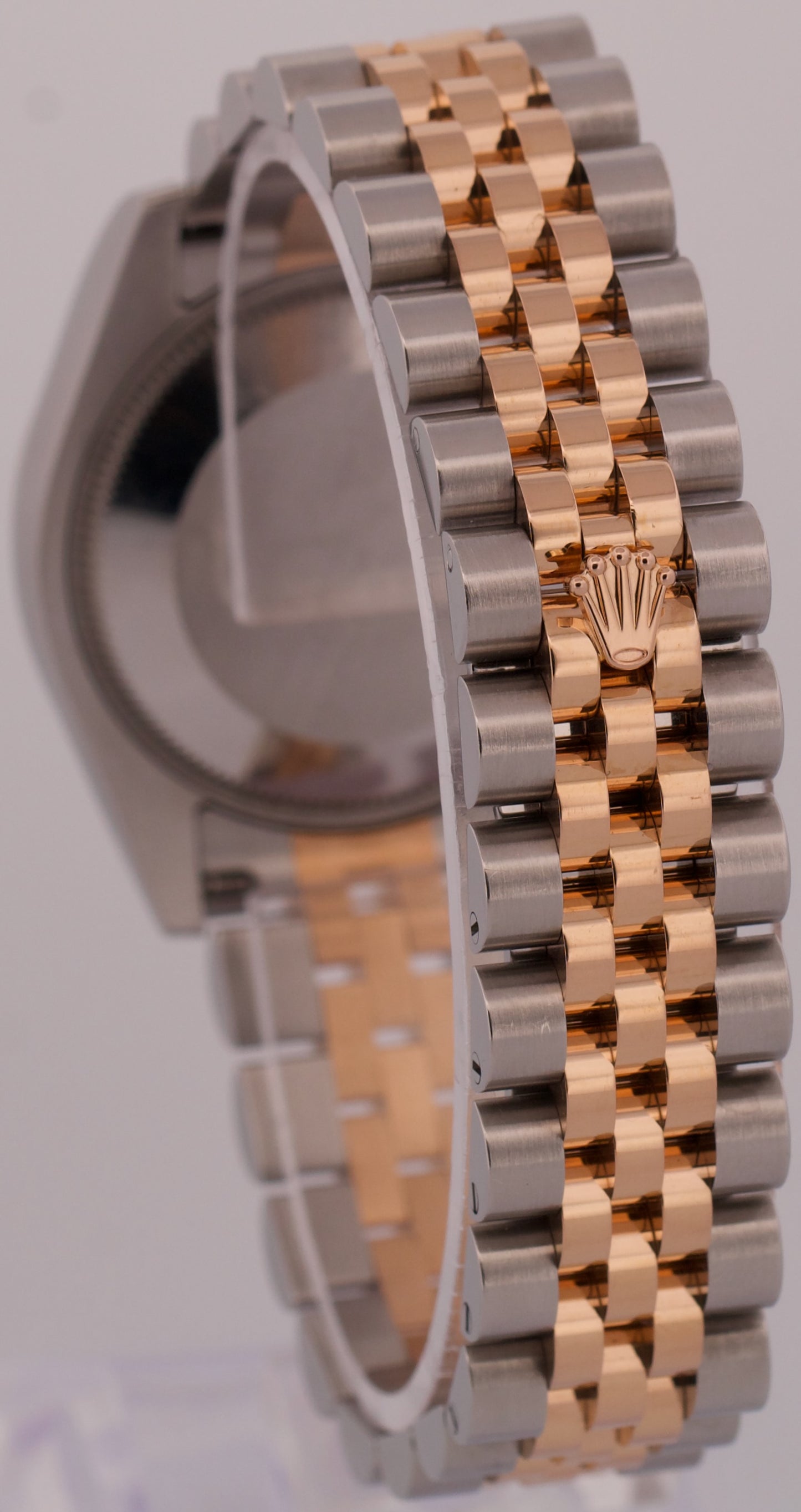2017 PAPERS Rolex DateJust 31mm MOP DIAMOND 18K Gold Steel JUBILEE 178271 BOX