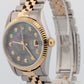 Rolex DateJust 36mm MOP DIAMOND 18K Yellow Gold JUBILEE Steel 16233 Watch