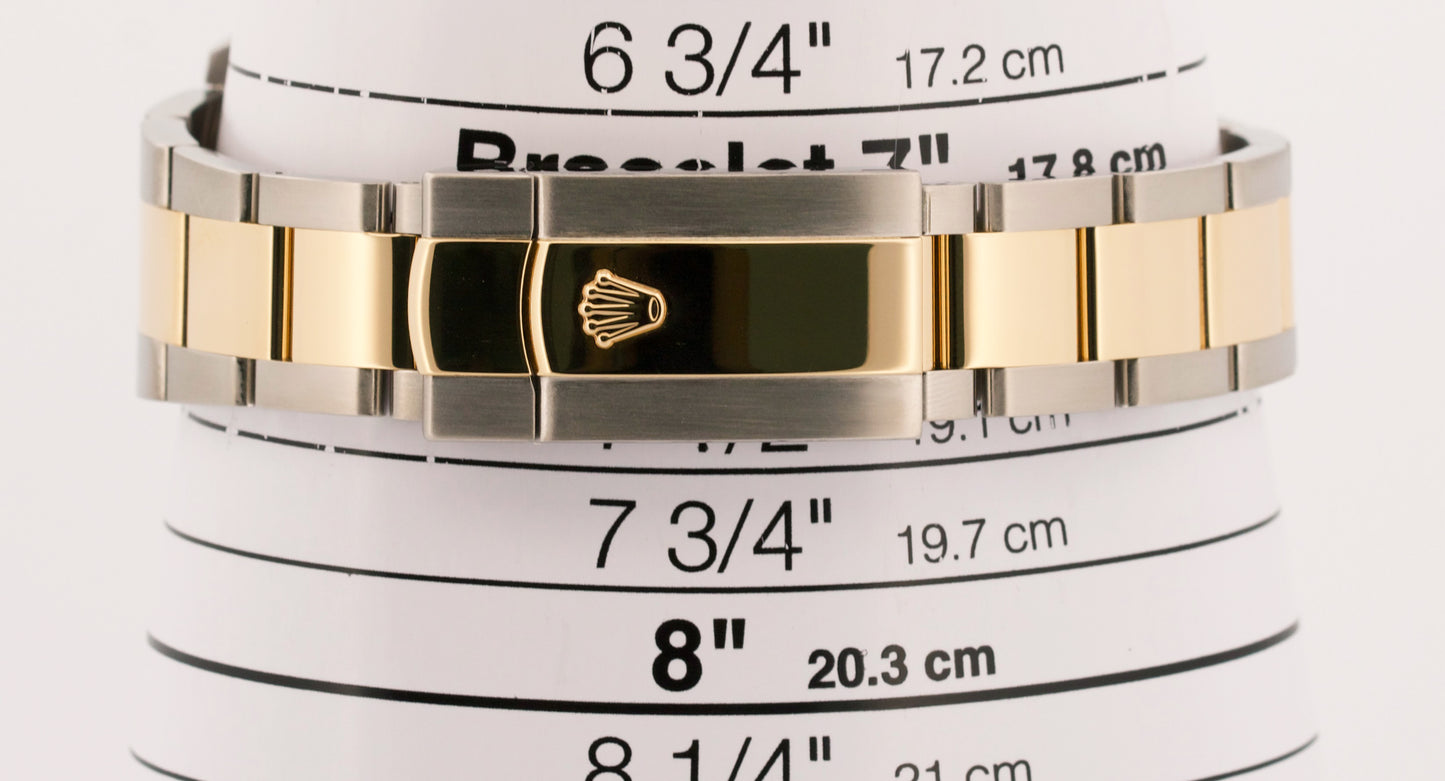 Rolex DateJust 41 WIMBLEDON Rhodium Roman 18k Gold Steel OYSTER 41mm 126303