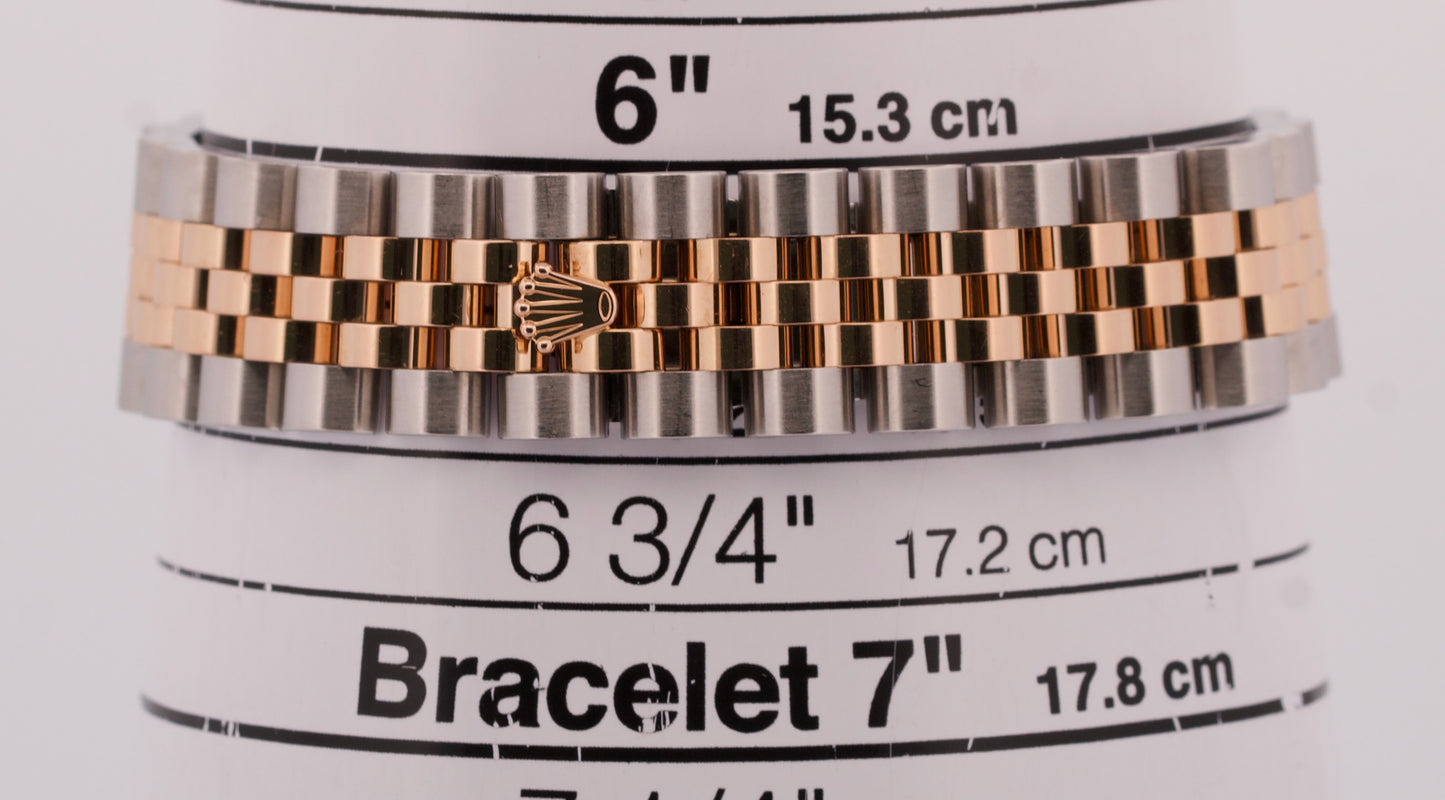 2017 PAPERS Rolex DateJust 31mm MOP DIAMOND 18K Gold Steel JUBILEE 178271 BOX