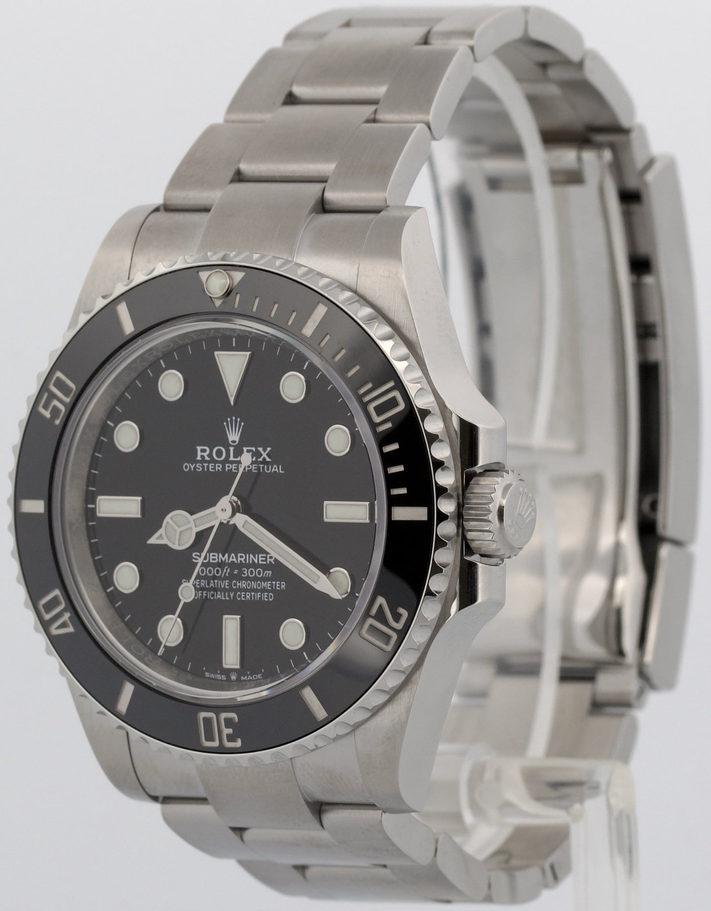 2025 PAPERS Rolex Submariner No-Date BLACK Steel 41mm Ceramic 124060 LN BOX