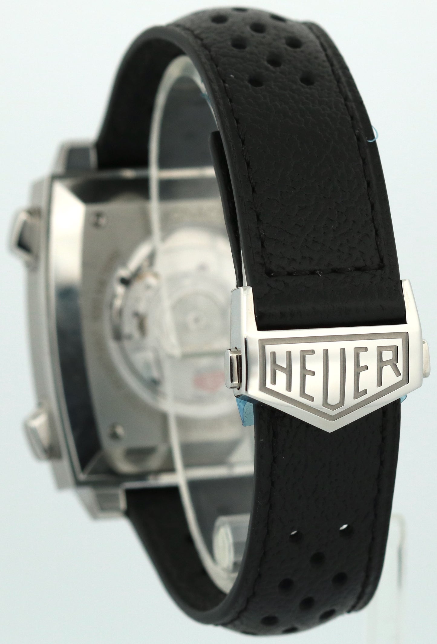 2025 Tag Heuer Monaco STEVE MCQUEEN Blue Leather Steel 39mm CAW211P.FC6356 BOX