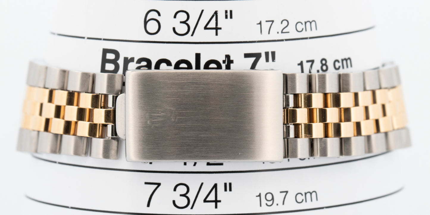 Rolex DateJust 36mm MOP DIAMOND 18K Yellow Gold JUBILEE Steel 16233 Watch