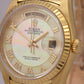 UNPOLISHED Rolex Day-Date President MOP DECO ROMAN 36mm 18K Yellow Gold 18238