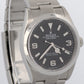 2022 PAPERS Rolex Explorer I BLACK 36mm Stainless Steel 3-6-9 Watch 124270 BOX